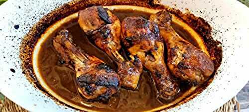 Pilons de poulet au sirop d'érable et balsamique