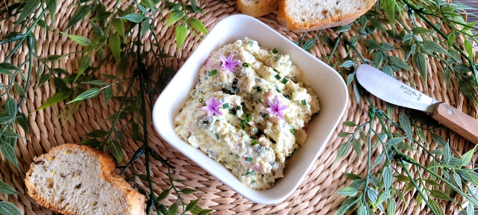 Tartinade jambon et oeuf au Thermomix