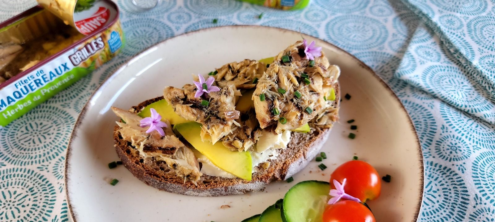 Tartine de maquereaux