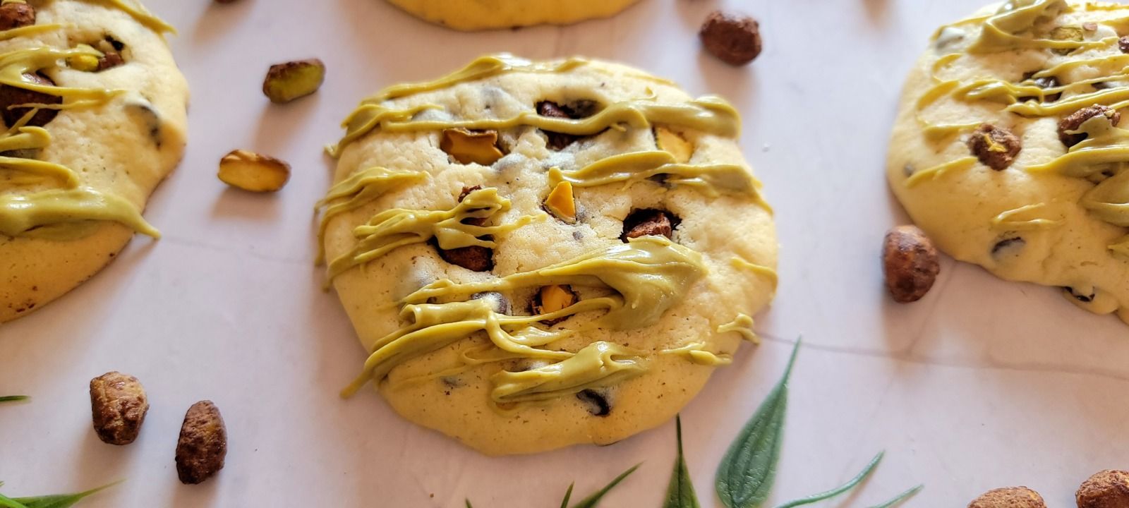 Cookies à la pistache