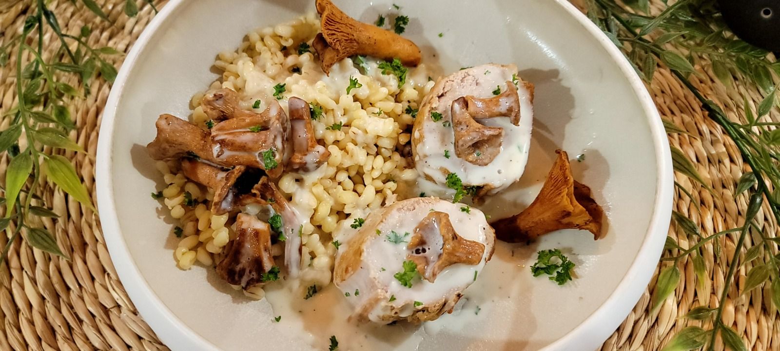 Filet mignon aux girolles