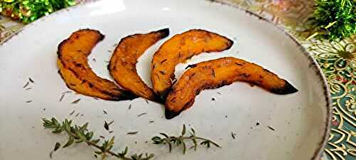 Potimarron rôti au miel de noisette 