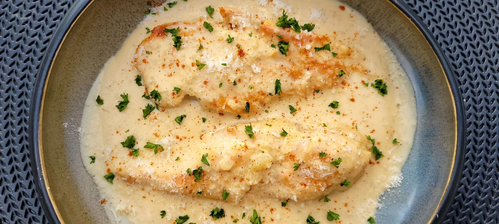 Poulet à l'ail et au parmesan