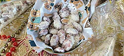 Amandes enrobées de chocolat blanc et de noix de coco au Thermomix