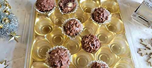 Rochers au chocolat façon ferrero