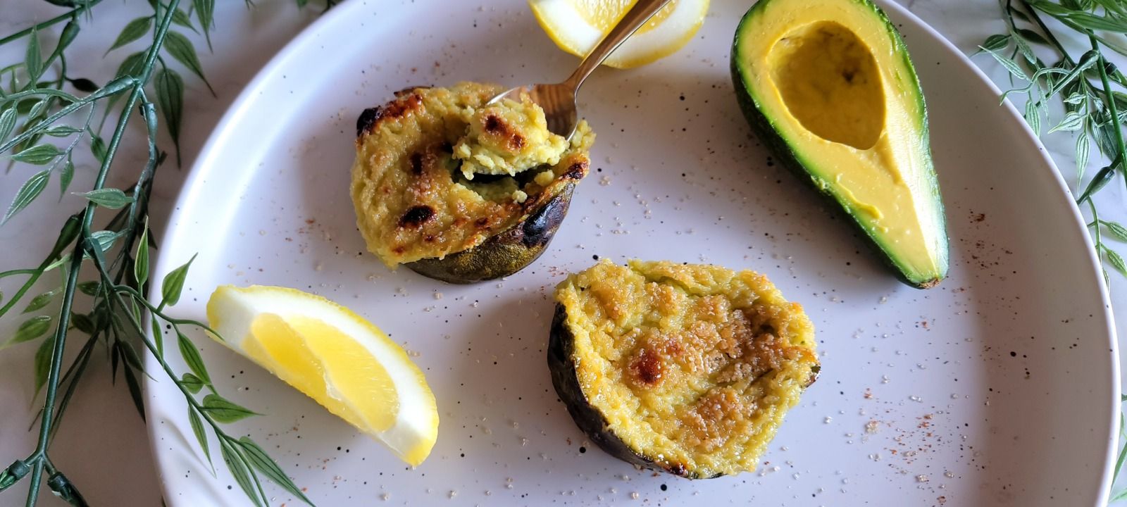 Crème d'avocat façon crème brûlée