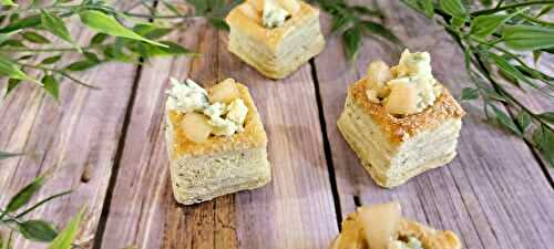 Feuilletés bleu & poire