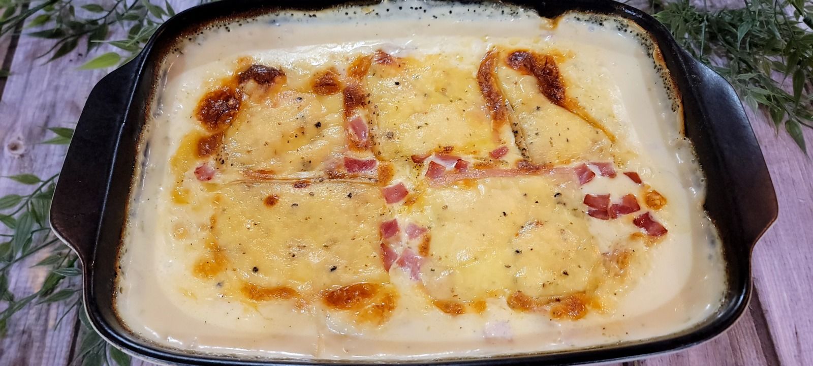 Gratin dauphinois à la raclette