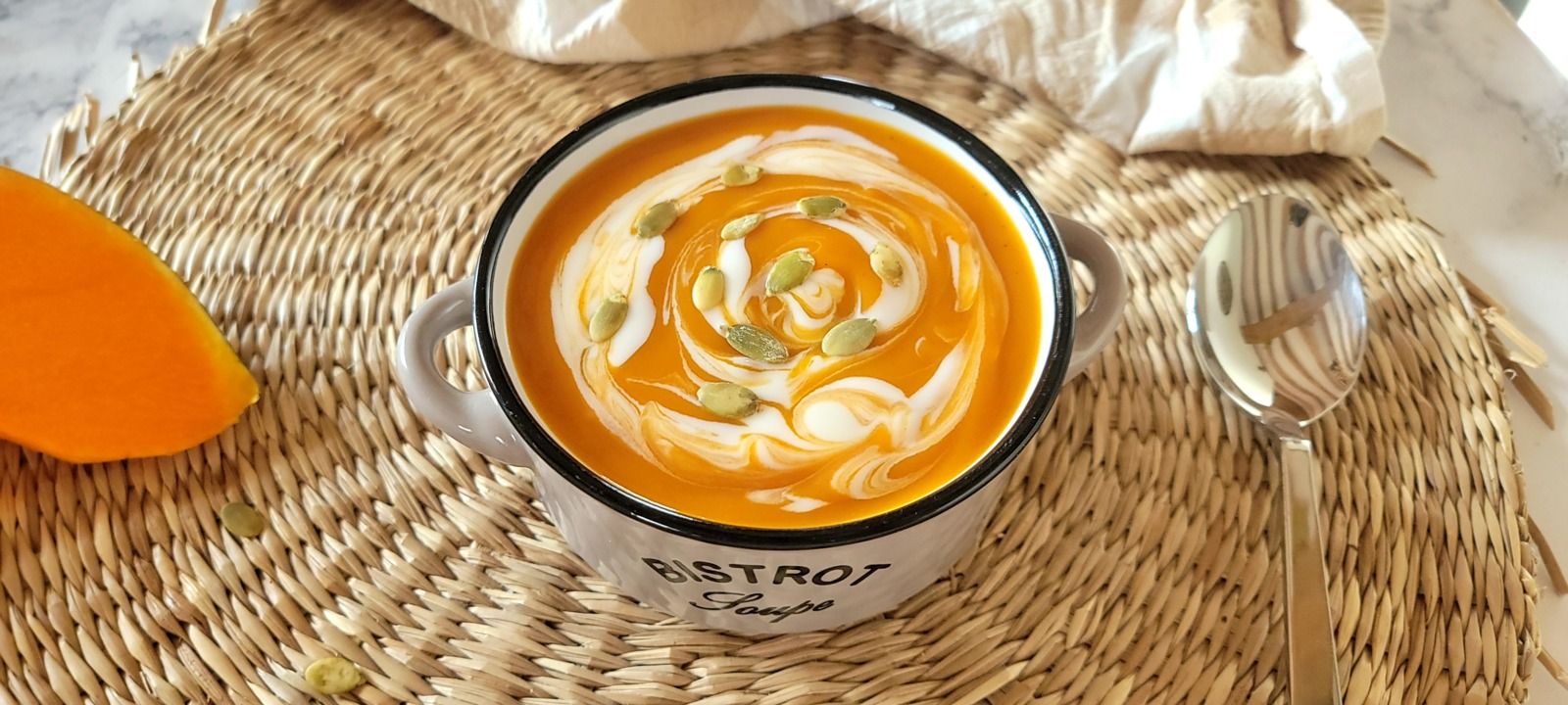Soupe à la courge musquée 