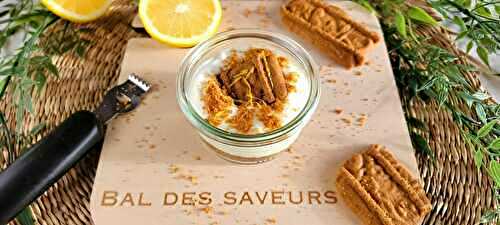 Verrines citron, speculoos