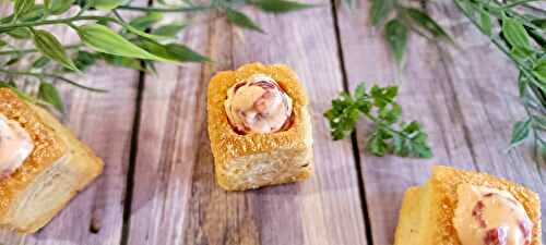 Bouchées tapenade rouge poivron & fromage frais