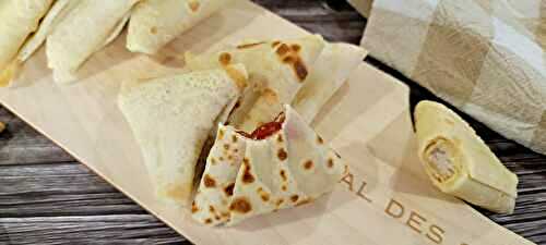 Crêpes au lait d'amande façon samoussa