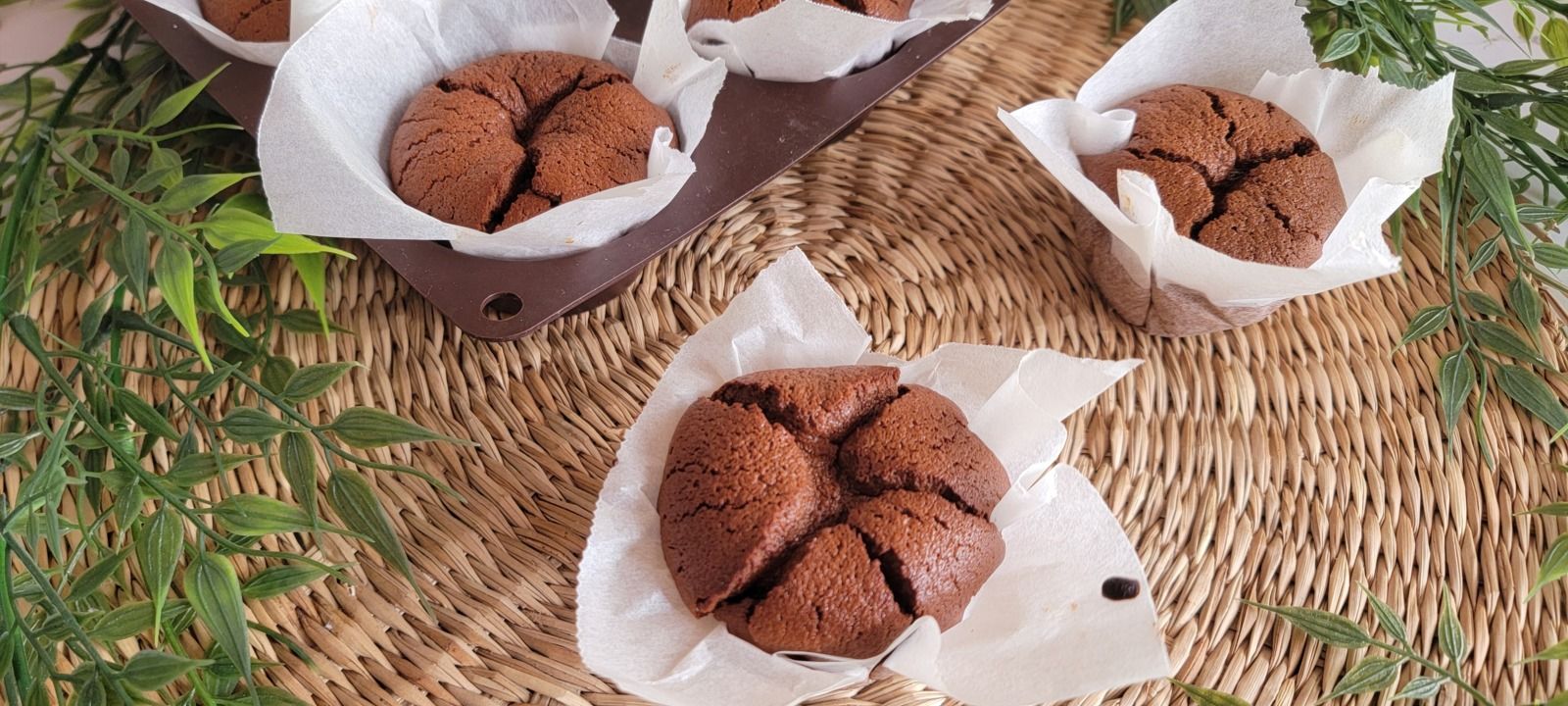 Petits gâteaux au chocolat et caramel