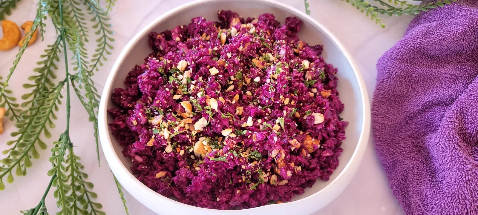 Salade de chou rouge chinoise