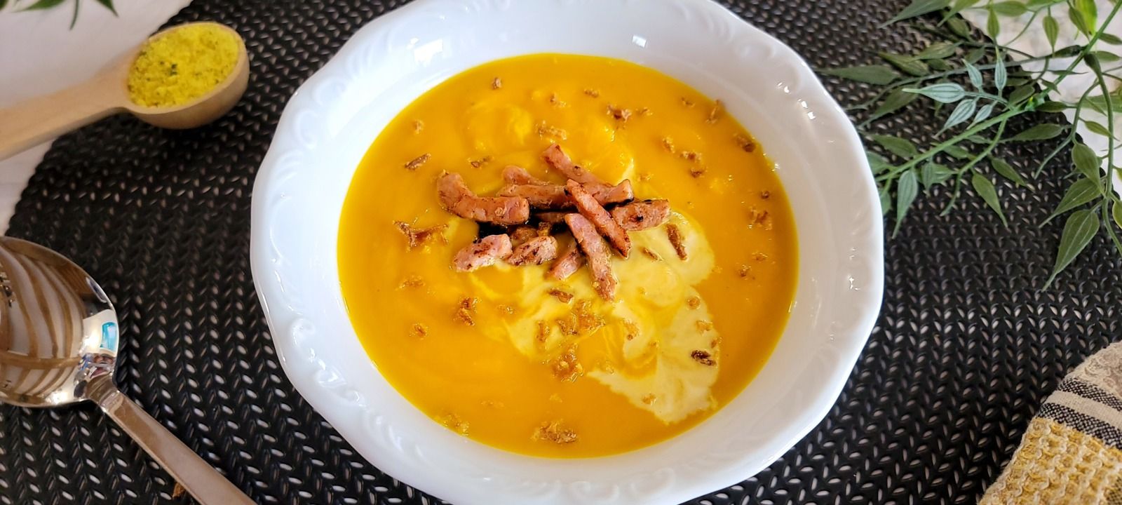 Velouté à la courge musquée