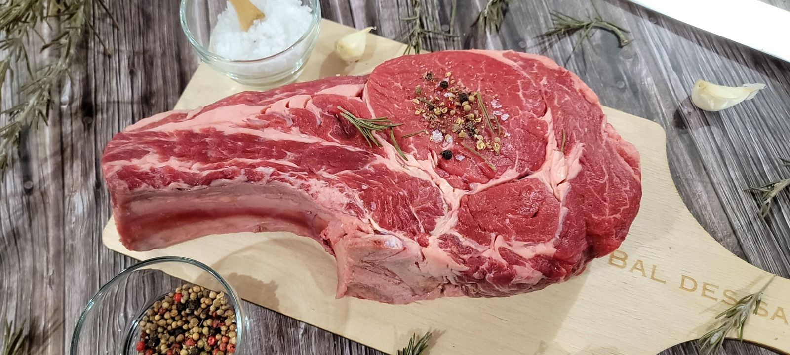 Côte de bœuf sauce au poivre