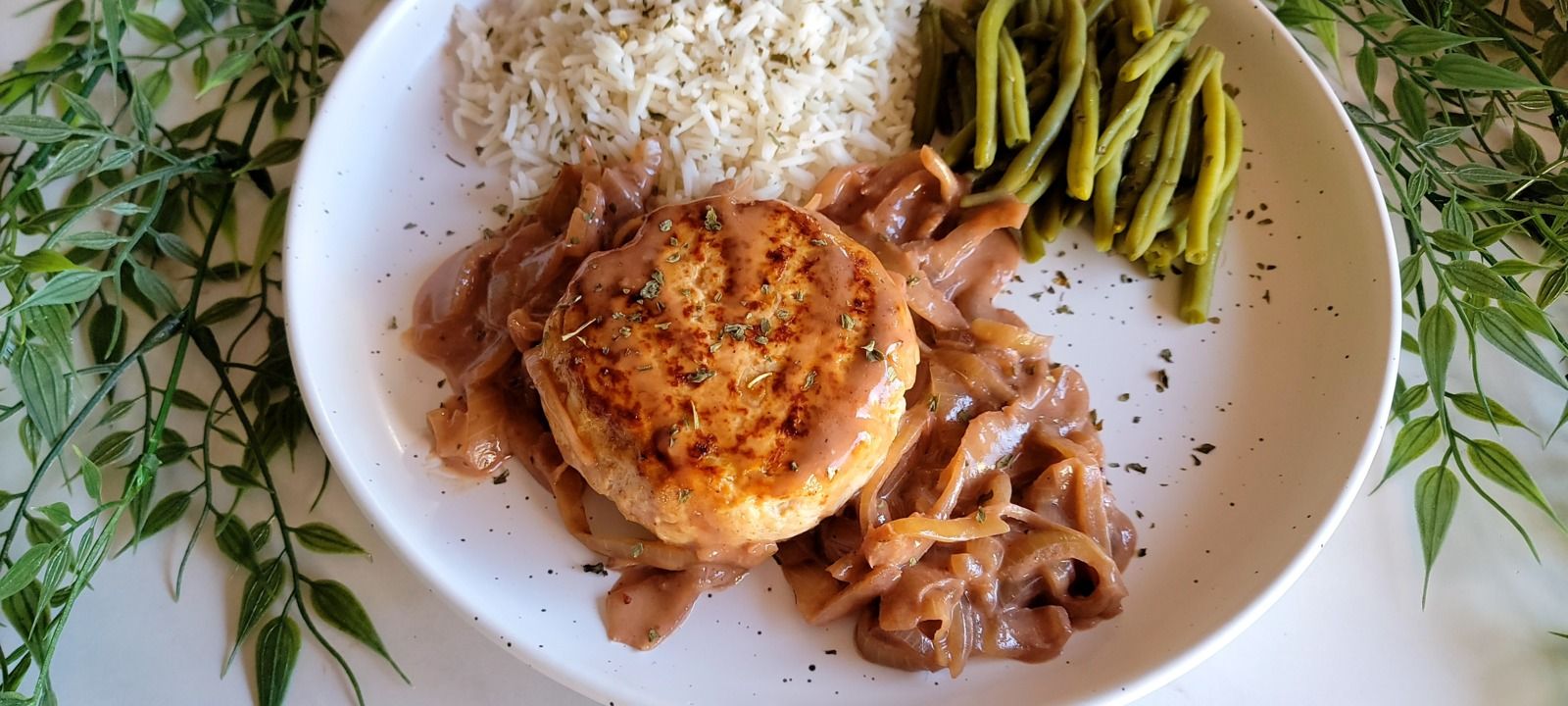 Steak de poulet sauce au porto  