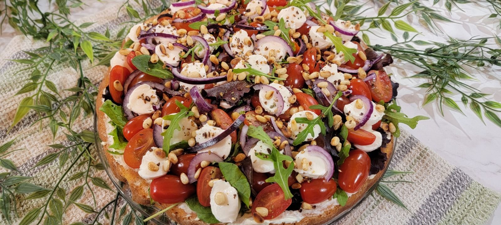 Tarte salade à l'italienne