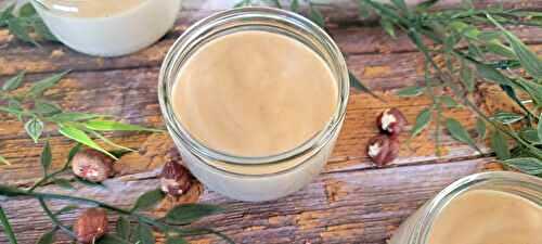 Crème à la pâte à tartiner lait noisette