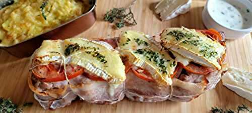 Filet mignon camembert, sauce camembert