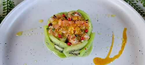 Tartare de saumon au kiwi