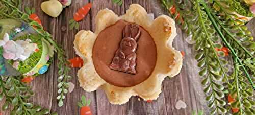 Tulipe et lapin garni à la mousse au chocolat