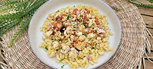 Coquillettes feta & tomates cerises rôties