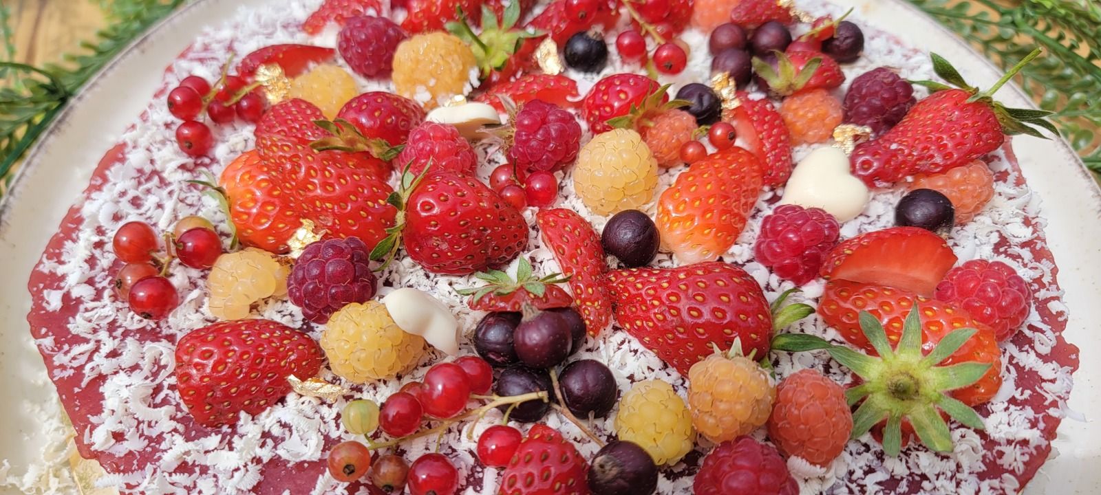 Bavarois vanille fraise