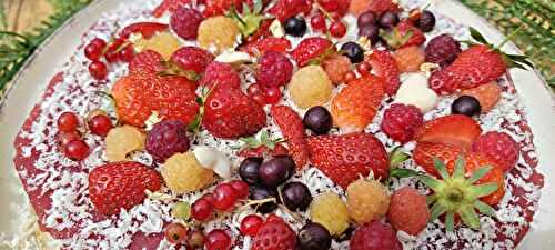 Bavarois vanille fraise
