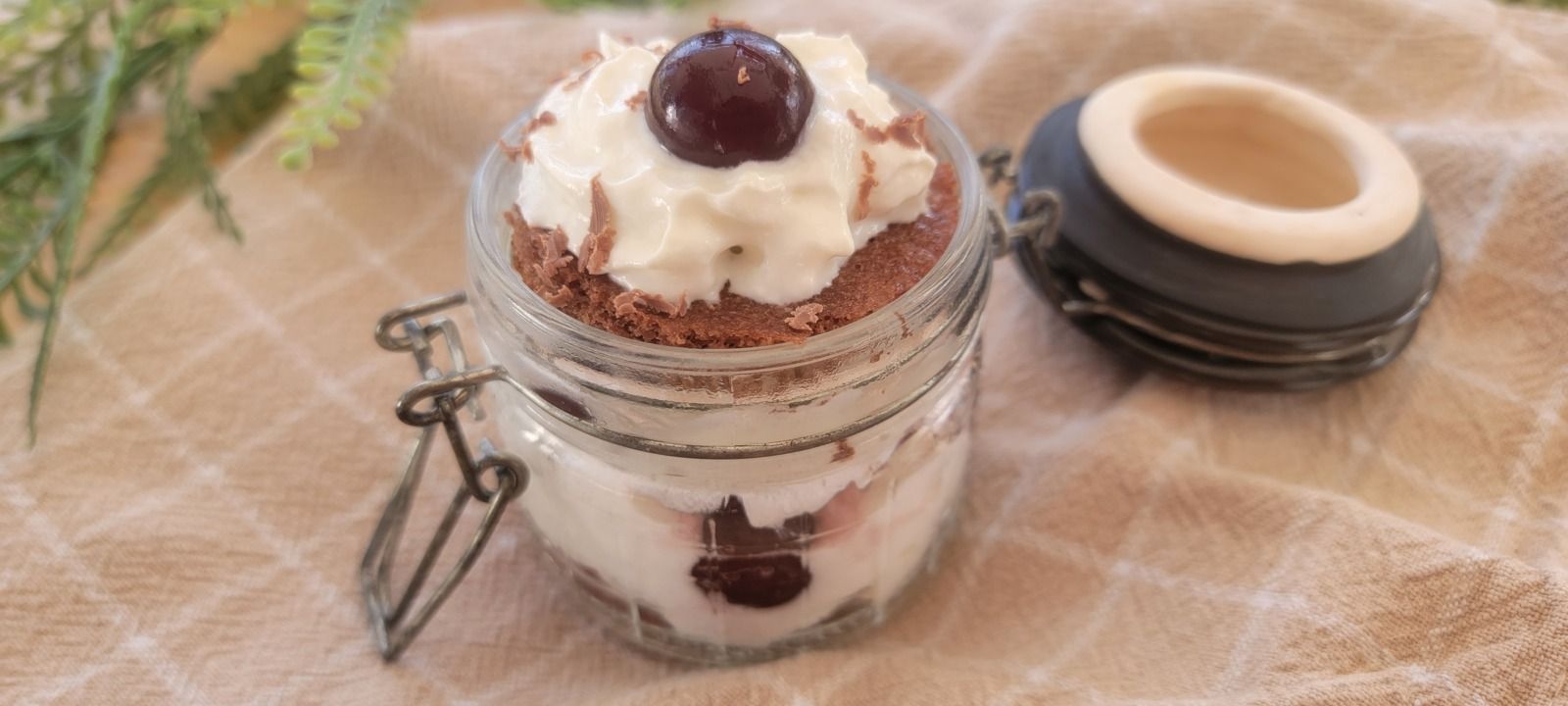 Forêt noire en verrine