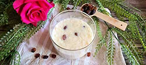 Riz au lait raisin au Thermomix