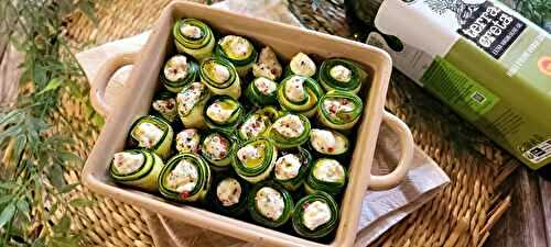 Petits farcis de courgette à la ricotta et aux noix