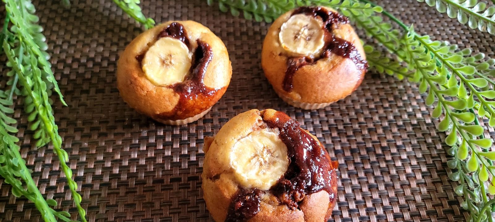 Muffins banane pâte à tartiner
