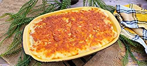 Gratin façon hachis parmentier à la raclette