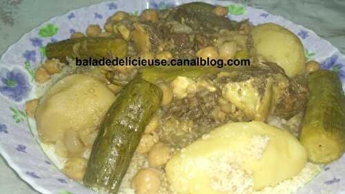 Barboucha bida " Couscous en sauce blanche "