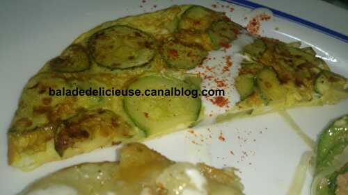 Omelette aux courgettes - Balade délicieuse