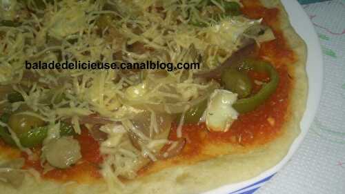 Pizza aux herbes ( façon Fast Food )
