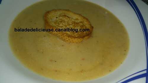 Soupe de lentilles rouges