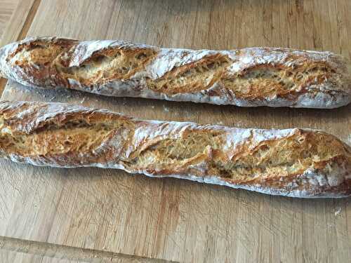 Baguettes au levain naturelle