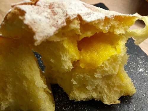 Brioche butchy au lemon curd - BATON DE CANNELLE
