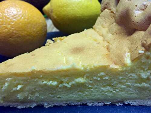 Cheesecake au Mascarpone A l'Orange et au Citron