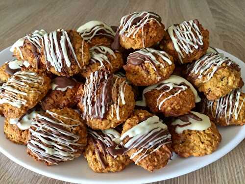 Cookies à la carottes et flocons d'avoine