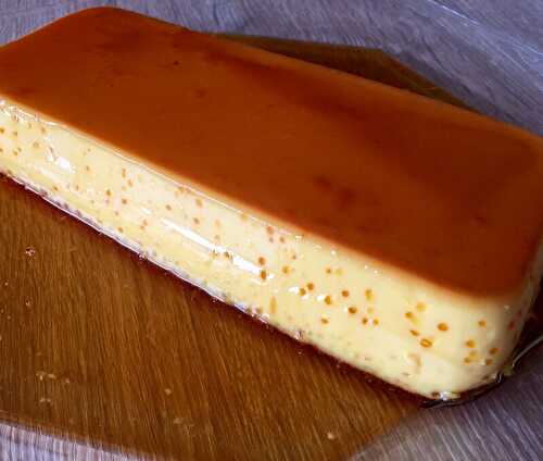 Creme renversee au caramel