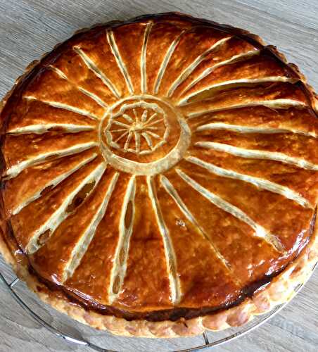 Galette des rois a la crème d'amande et au lemon curd