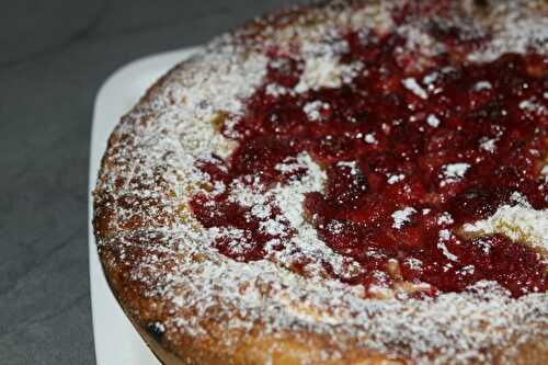 TARTE AU SUCRE DU NORD A LA FRAMBOISE