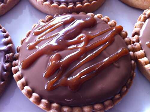 Tartelettes chocolat au lait et beurre salé