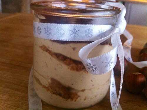 Tiramisu praliné et spéculoos en verrine