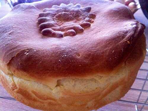 Tourte briochée à la frangipane