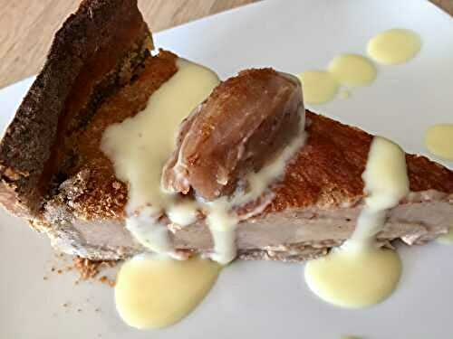Flan pâtissier a la farine de châtaignes 