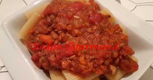 Bolognaise végé à la mijoteuse